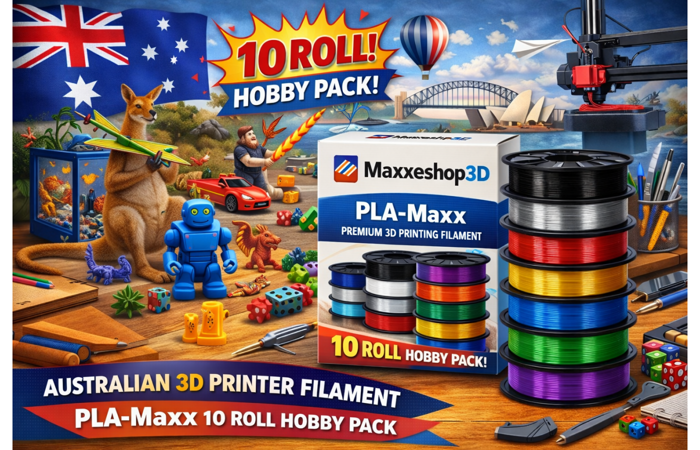 PLA-Maxx Hobby Pack - 10