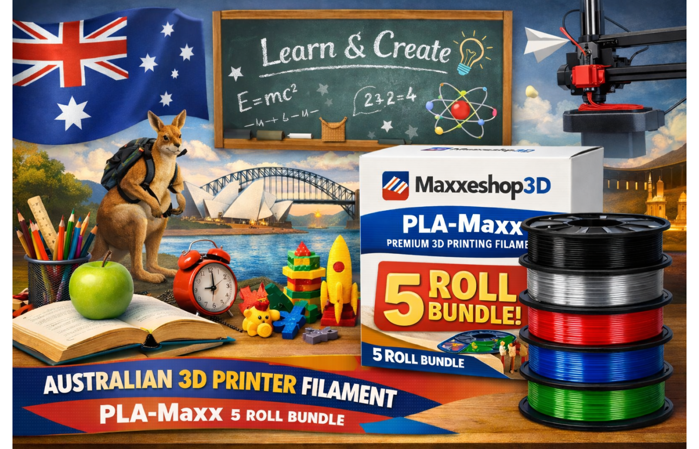 Any 5 PLA-Maxx for $85