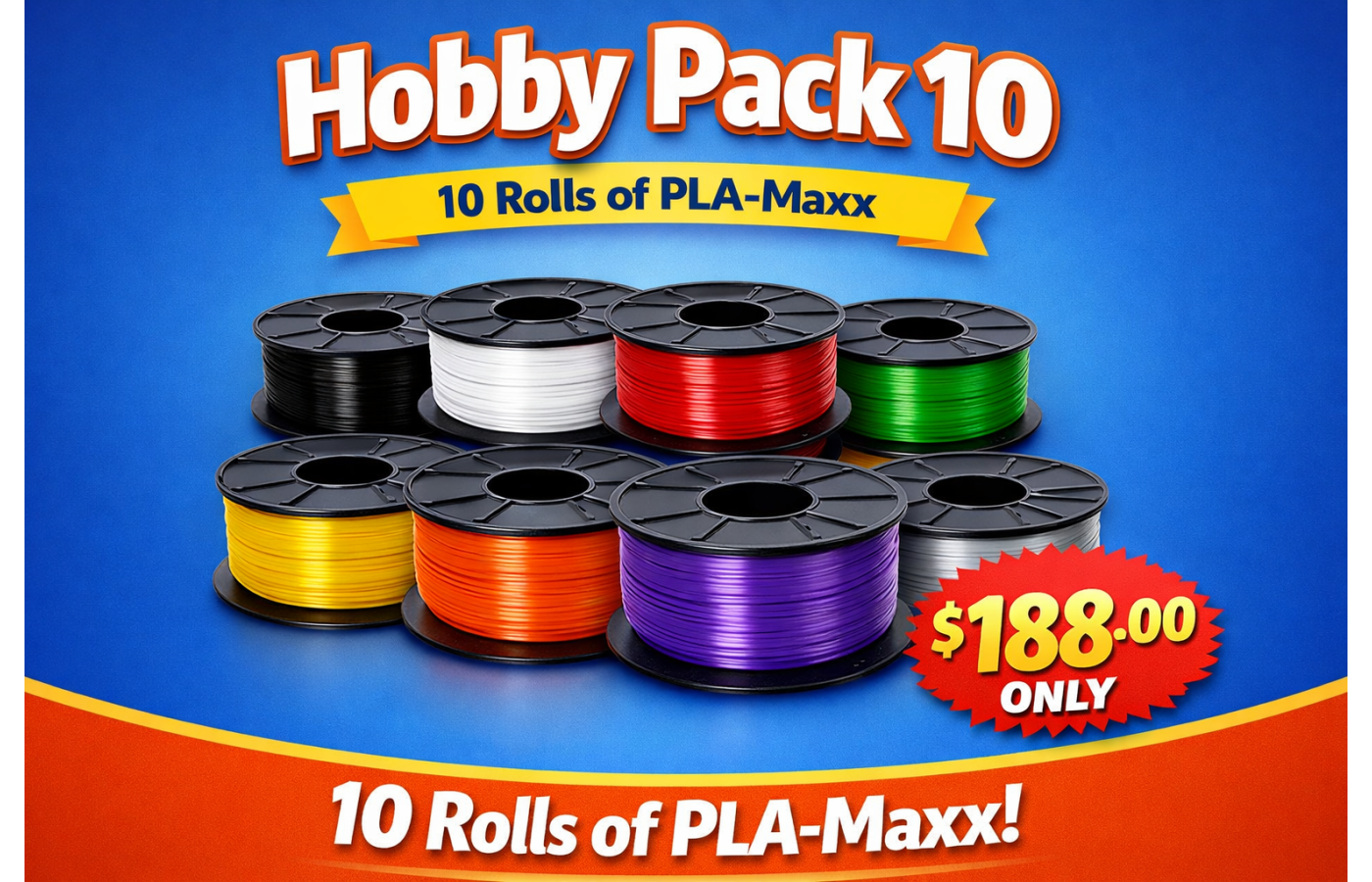 PLA-Maxx Hobby Pack - 10