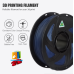 PLA Pure 3D Printer Filament 1.75mm (Antarctic Blue) - 1kg