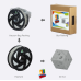 PLA+ (Plus) 3D Printer Filamant 1.75mm (Cloudy Grey) - 1kg