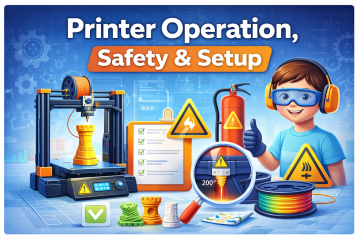 Printer Operation, Safety &amp; Setup