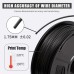 PLA Pure 3D Printer Filament 1.75mm (Midnight Black) - 1kg